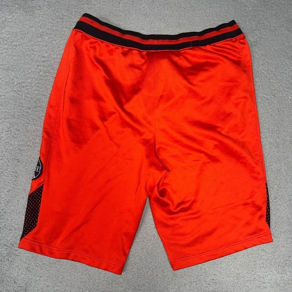 VTG And1 French Terry Shorts Men XL Red Black Mesh Legendary Basketball Athletic